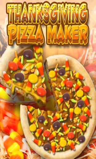 Thanksgiving Candy Pizza Maker Baker - Kids Dessert Cooking Autumn Game 1