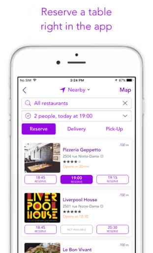 YP Dine Canada - Local Restaurant Discovery App 1