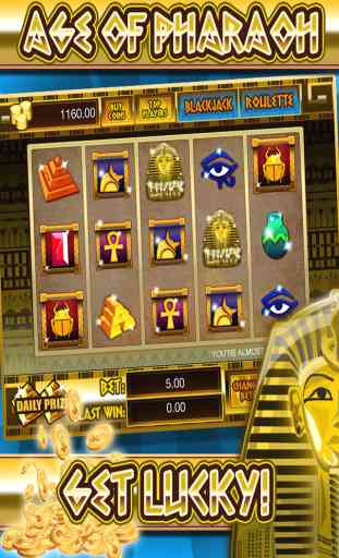 Age Of Pharaoh Slots Casino - Win Way Huge Jackpots With Bonus Games Blackjack & Roulette Free 1
