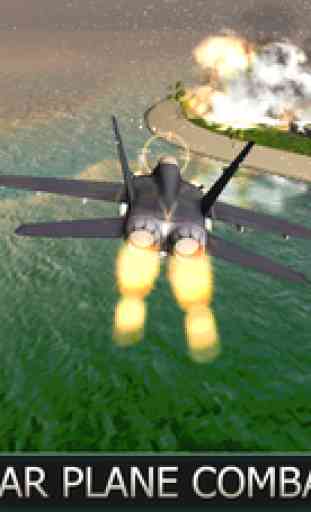 Air Force Jet Fighter 3D - War Plane Combat and Attack Simulation Game in Real Sky 2