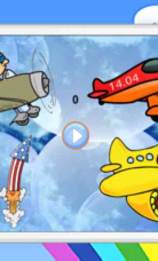 AirPlane AirCraft Jets Adventures Flight - Sky Battle Avoid Flying Control Free Games 1
