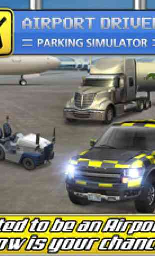 Airport Trucks Car Parking Simulator - Real Driving Test Sim Racing Games 1