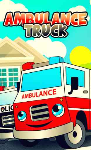 Ambulance Truck Sim - Emergency vehicle traffic driver for youngster paramedic kids 4