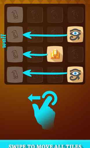 Ancient Egypt Puzzle Challange - A swipe and match brain training game for all ages! 2