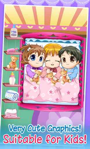 Anime Newborn Baby Care - Mommy's Dress-up Salon Sim Games for Kids! 3