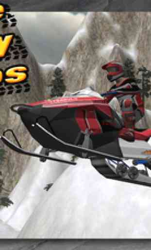 Arctic Fury 3D Off-Road Snowmobile Parking Extreme - Snow Mountain Stunt Racing Simulator FREE 2
