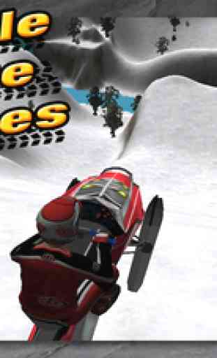 Arctic Fury 3D Off-Road Snowmobile Parking Extreme - Snow Mountain Stunt Racing Simulator FREE 3