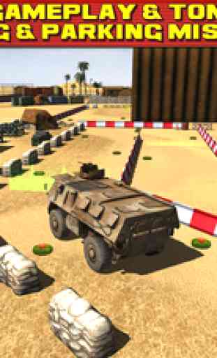 Army Truck Car Parking Simulator - Real Monster Tank Driving Test Racing Run Race Games 1