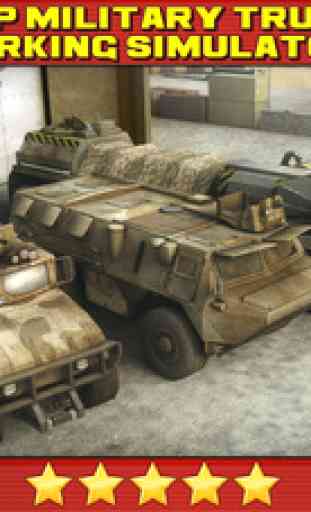 Army Truck Car Parking Simulator - Real Monster Tank Driving Test Racing Run Race Games 2