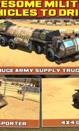 Army Truck Car Parking Simulator - Real Monster Tank Driving Test Racing Run Race Games 3