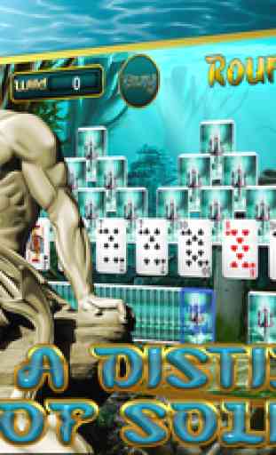Atlantis Pyramid Solitaire Free- The Rise of Poseiden's Trident for VIP Card Players 2