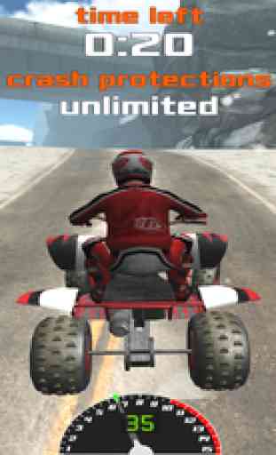 ATV Snow Racing - eXtreme Real Winter Offroad Quad Driving Simulator Game FREE Version 2