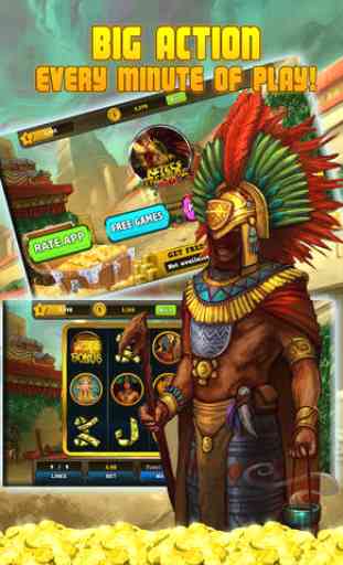 Aztecs Treasure Slots Deluxe: Best Free Pokies Machines & Slot tournaments Casino Games 4