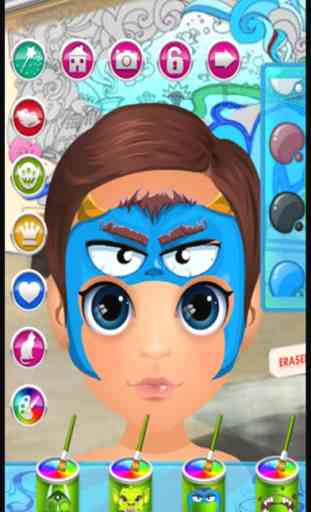 Baby Face Skin Paint Doctor - play a little make-up fashion salon makeover game for kids 2