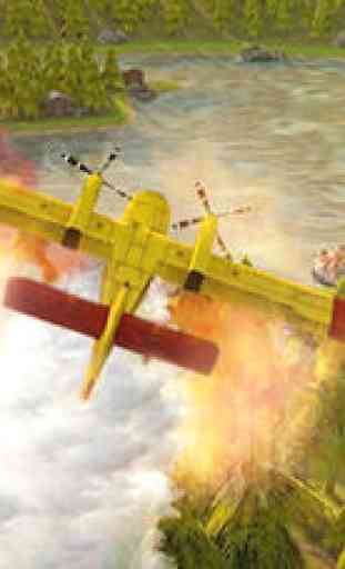 Airplane Firefighter Pilot - Flying And Landing Flight Simulator Games 4