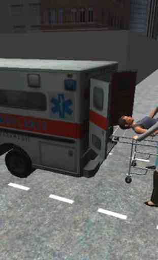 Ambulance Parking 3D Extended 4