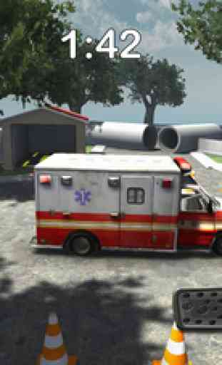 Ambulance Parking - Emergency Hospital Driving Free 2
