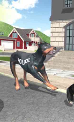 American Police Dog VS Robbers 4