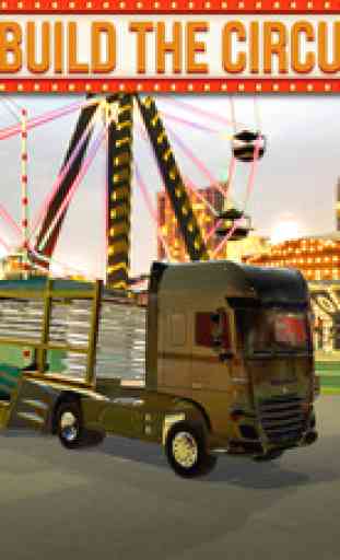 Amusement Park Fair Ground Circus Trucker Parking Simulator 2