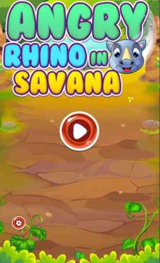 Angry Rhino in Savana 2