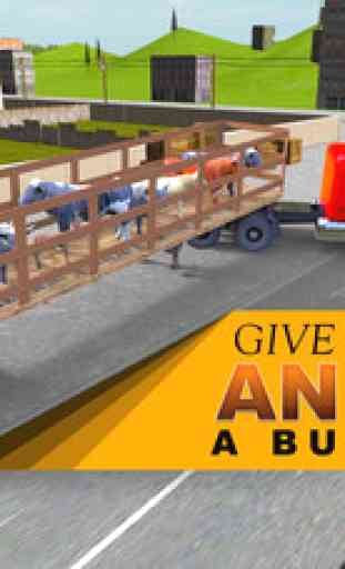 Animal Transporter Truck Driving  - Real Simulator 1