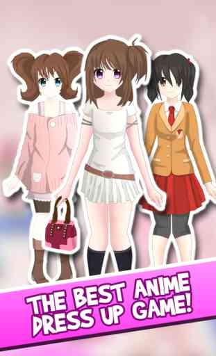 Anime Girl DressUp Chibi Character Games For Girls 1