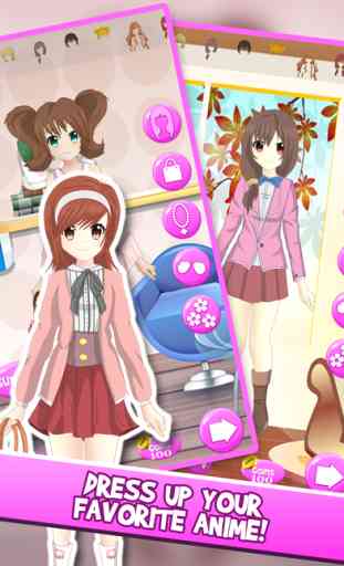 Anime Girl DressUp Chibi Character Games For Girls 3