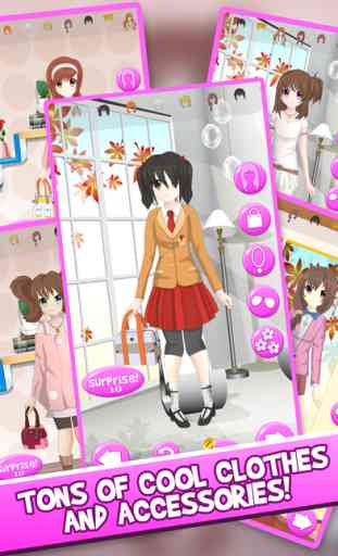 Anime Girl DressUp Chibi Character Games For Girls 4