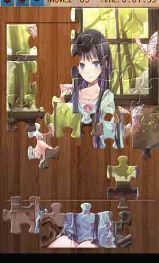 Anime Girls Jigsaw Puzzle 4