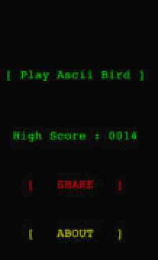 Ascii Bird Game 1