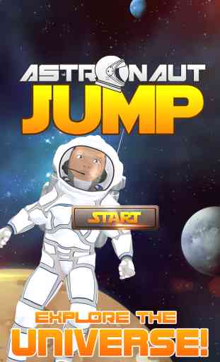 Astronaut Jump Space Galaxy Adventure 3