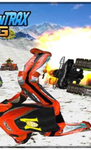 ATV Snow Trax Racing ( on 3D Ice road tracks ) 2