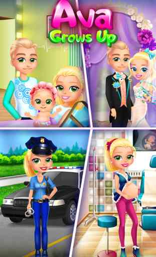 Ava Grows Up - Makeup, Makeover, Dressup Girl Game 1