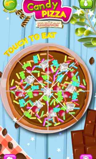 Awesome Candy Pizza Pie Chocolate Dessert Shop Maker - Cooking games 1