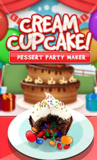 Awesome Cream Cupcake Dessert Maker - Food Baking 1