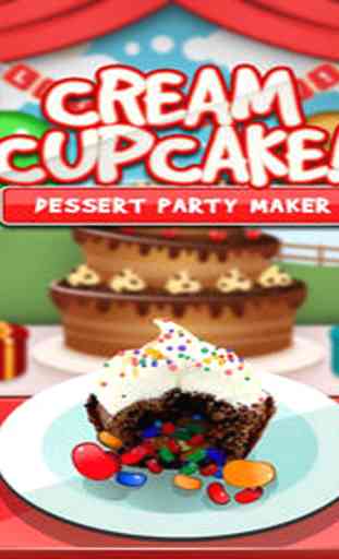 Awesome Cream Cupcake Dessert Maker - Food Baking 4