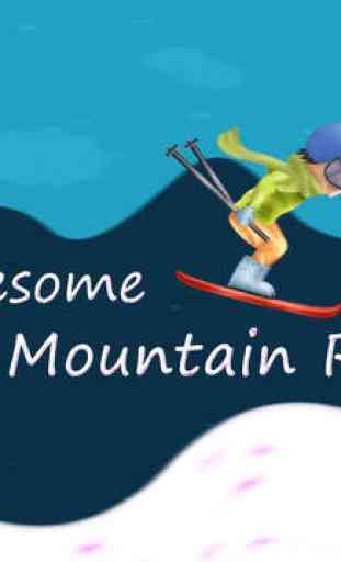 Awesome Ski Mountain Rider - Cool speed Hill race 4