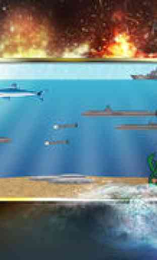 Awesome Submarine battle ship Free! - Torpedo wars 3
