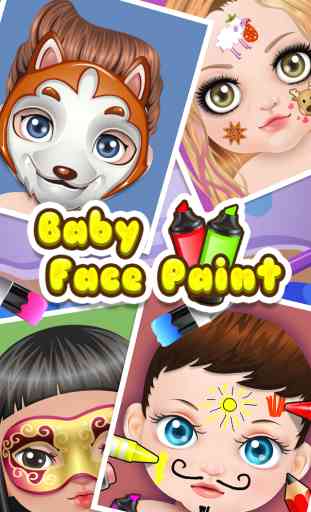 Baby Face Art Paint - kids games 1