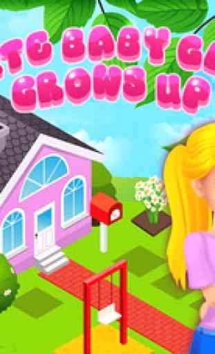 Baby Girl Grows Up - Family Salon & Spa Kids Games 1