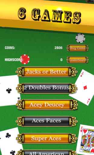 Bar Poker - Bet Big for Huge Win  - Five Card Casino Style Video Poker Machine free from Ortrax Studios 1