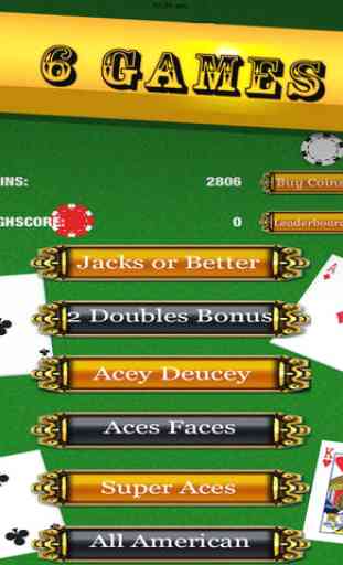 Bar Poker - Bet Big for Huge Win  - Five Card Casino Style Video Poker Machine free from Ortrax Studios 3
