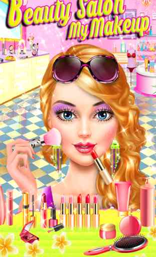 Beauty Queen Prom Salon: Princess Spa, Makeup & Dress Up Magic Makeover - Girls Games 1