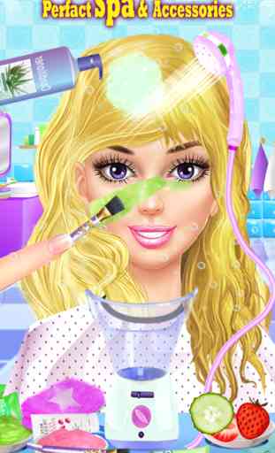 Beauty Queen Prom Salon: Princess Spa, Makeup & Dress Up Magic Makeover - Girls Games 3