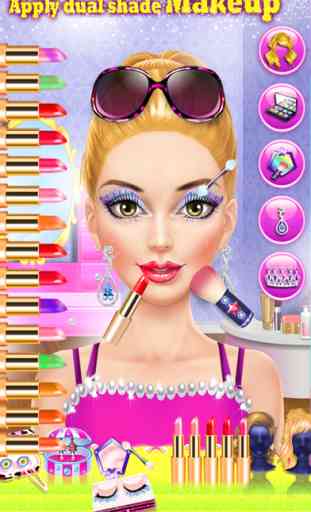 Beauty Queen Prom Salon: Princess Spa, Makeup & Dress Up Magic Makeover - Girls Games 4