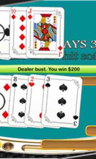 Blackjack 21 Free - Play My-VEGAS Special BJ Casino Cards Game 2