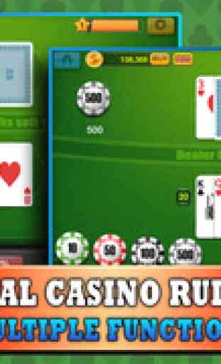 Blackjack 21 Saga - Play the Simple and Easy to Win Casino Card Game for FREE ! 2