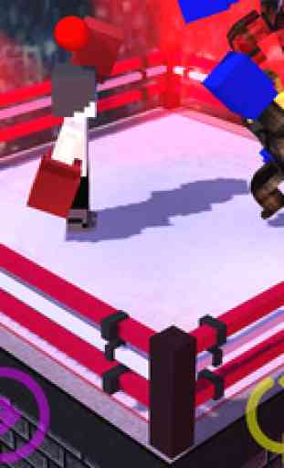 Blocky Boxing Match 3D - Endless Hunter Survival Craft Game (Free Edition) 4