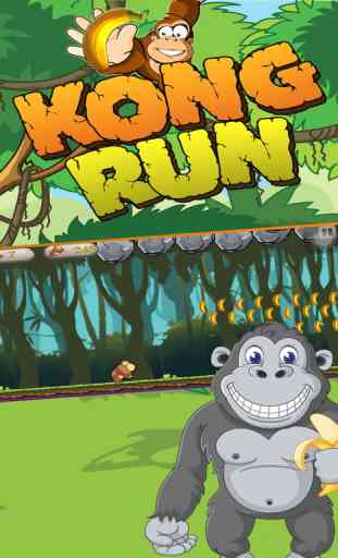 Banana Kong Mania : Jungle Quest Animal Run Games 3