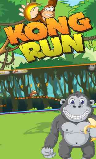 Banana Kong Mania : Jungle Quest Animal Run Games 4